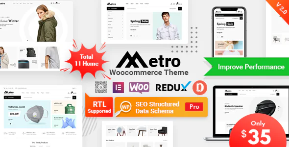 Metro - Minimal WooCommerce WordPress Theme