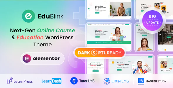 EduBlink - Education & Online Course WordPress Theme