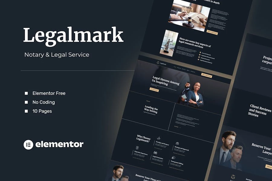 LegalMark - Kit de plantillas de servicios legales y notariales