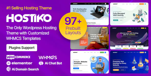 Hostiko - Hosting WordPress & WHMCS Theme