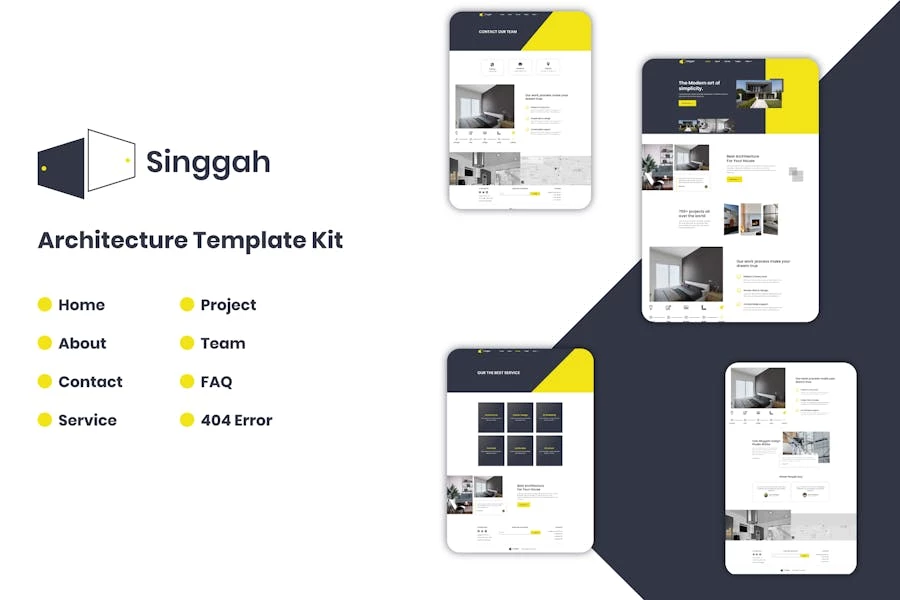 Singgah - Kit de plantillas de arquitectura Elementor Pro