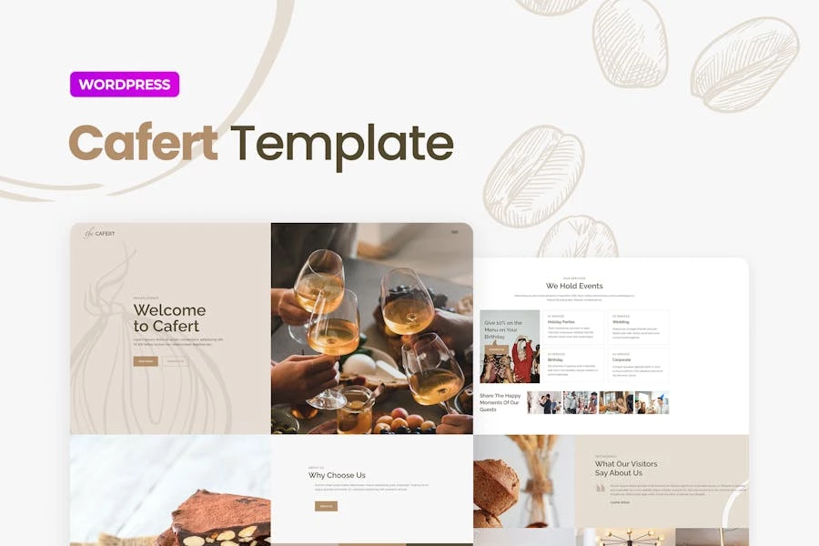 Cafert ? Template Kit Elementor para cafeterías y restaurantes