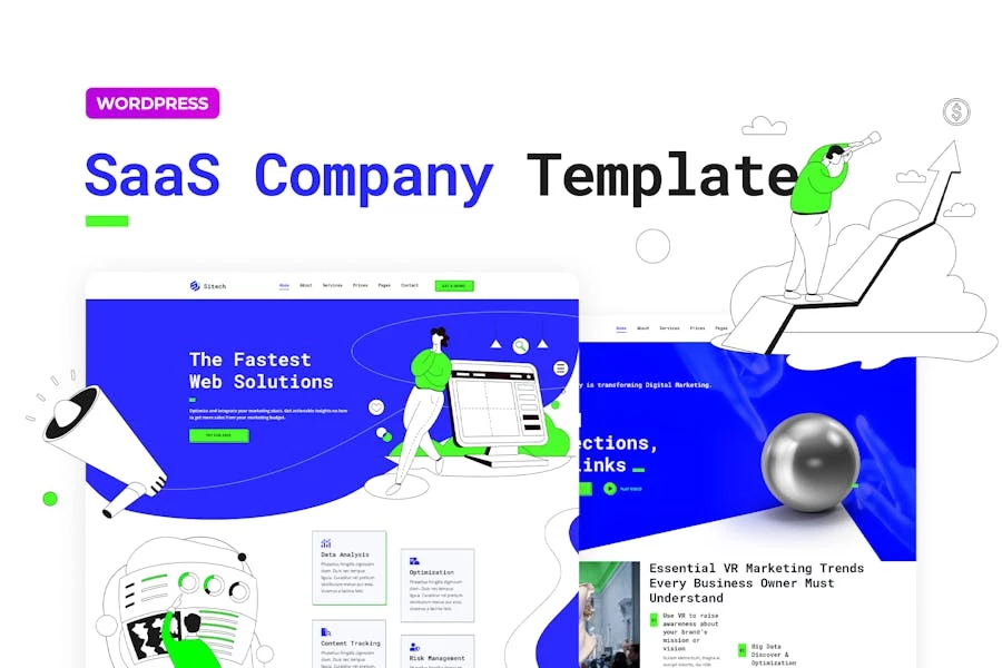 Sitech ? Template Kit Elementor Pro para empresas de SaaS