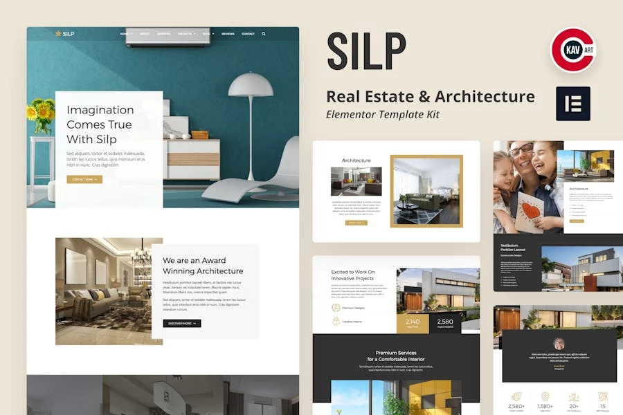 Silp - Template Kit de bienes raíces y arquitectura