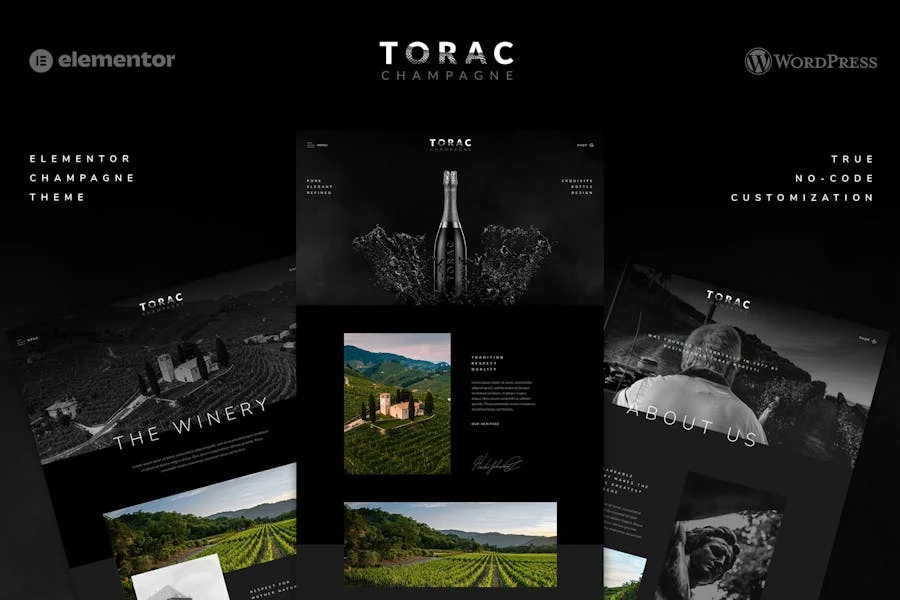 Torac - Template Kit Champagne Elementor