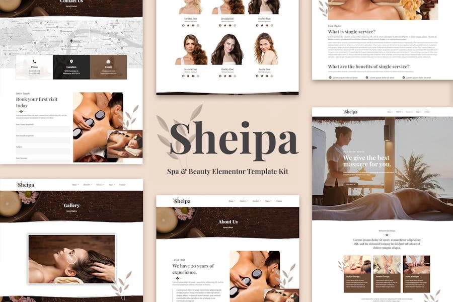 Sheepa - Template Kit Elementor Spa & Beauty