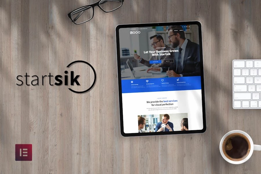 Startsik - Template Kit Elementor para empresas emergentes