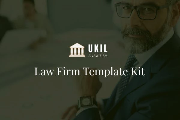 Ukil - Template Kit para firmas de abogados