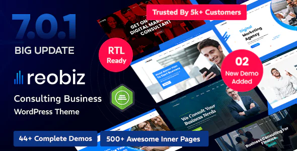 Reobiz - Consulting Business WordPress Theme