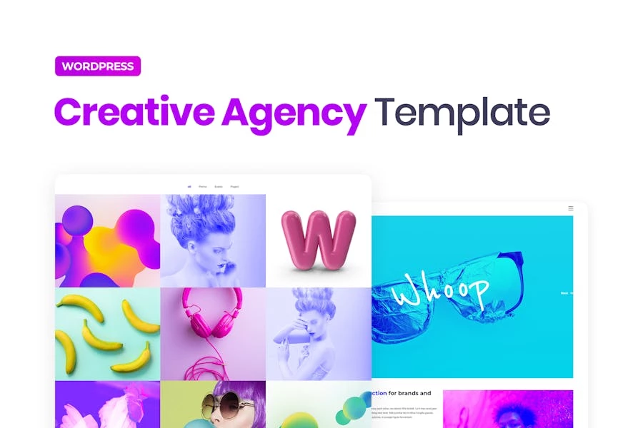 Whoop ? Template Kit Elementor para Agencia creativas